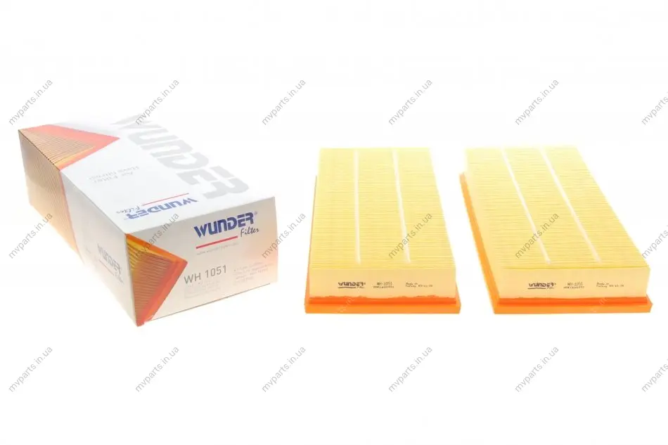 Фільтр повітряний Land Rover Discovery IV-V/Range Rover III-IV/Range Rover Sport 3.0-5.0 09- (к-кт 2шт) WH 1051 WUNDER FILTER WH-1051 (фото 1)