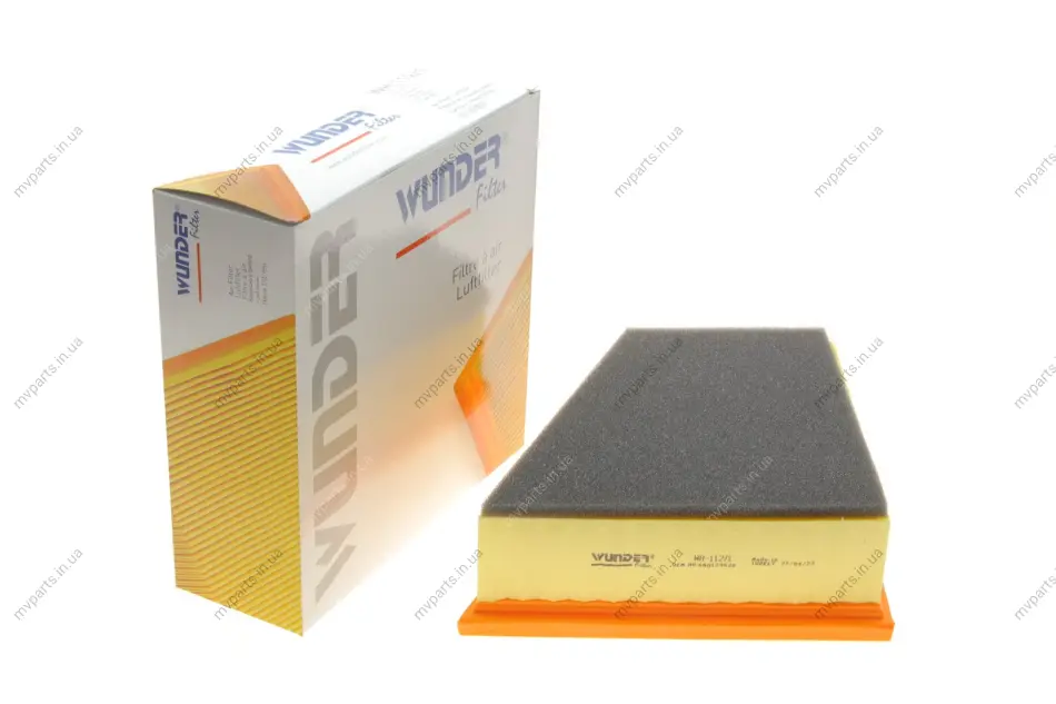 Фільтр повітряний Skoda Fabia/Roomster /VW Polo 1.4/1.9TDI 03- (з поролоном) WH 112/1 WUNDER FILTER WH-112-1 (фото 1)