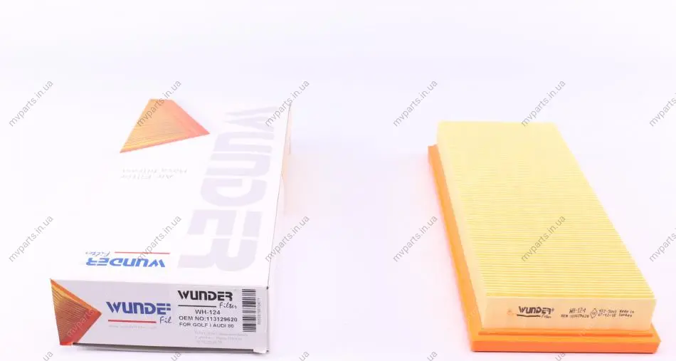 Фільтр повітряний Ford Escort 1.6 83-90 WH 124 WUNDER FILTER WH-124 (фото 1)