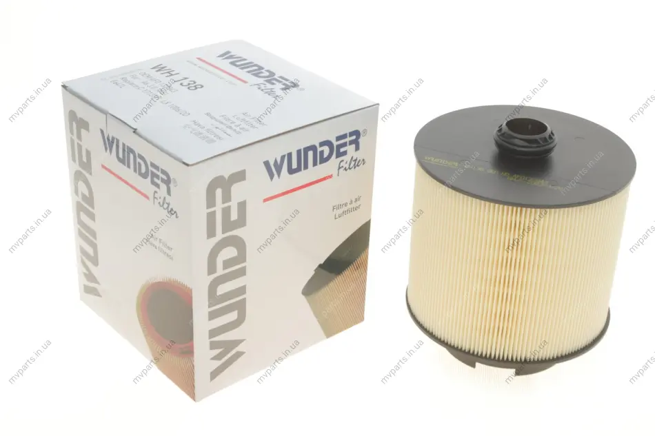 Фільтр повітряний Audi A6 2.4-4.2 04-11 WH 138 WUNDER FILTER WH-138 (фото 1)