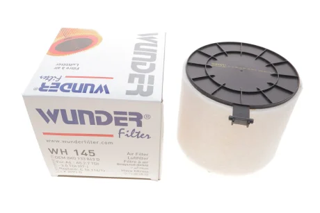 Фільтр повітряний Audi A4/A5 2.7-3.2TFSI 07- WH 145 WUNDER FILTER WH-145