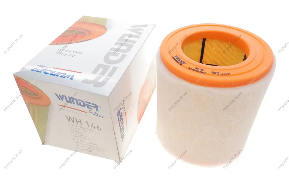 Фільтр повітряний Audi A6 2.8-3.0TDI/TFSI 10- WH 146 WUNDER FILTER WH-146 (фото 1)