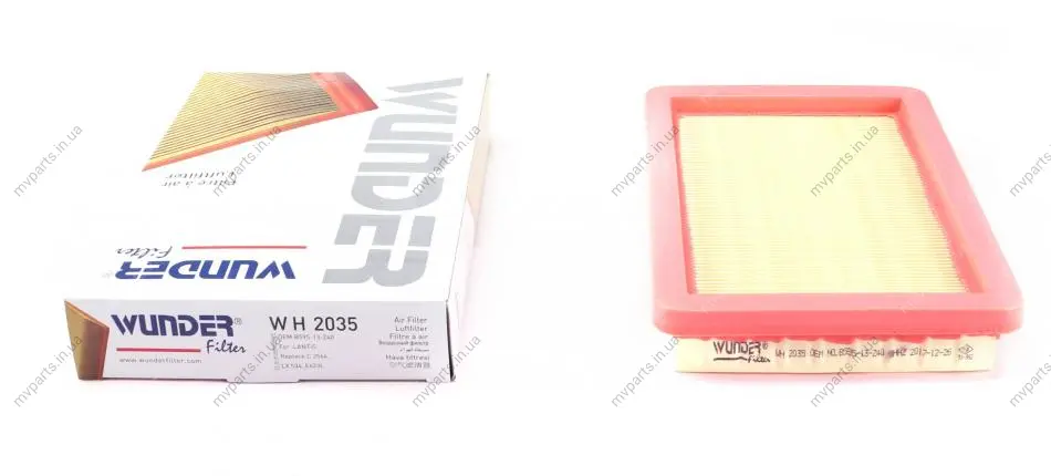 Фільтр повітряний Mazda 323 1.3-1.8 94-04 WH 2035 WUNDER FILTER WH-2035 (фото 1)