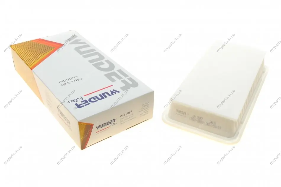 Фільтр повітряний Toyota Yaris 1.4 D-4D 05-12 WH 2067 WUNDER FILTER WH-2067 (фото 1)