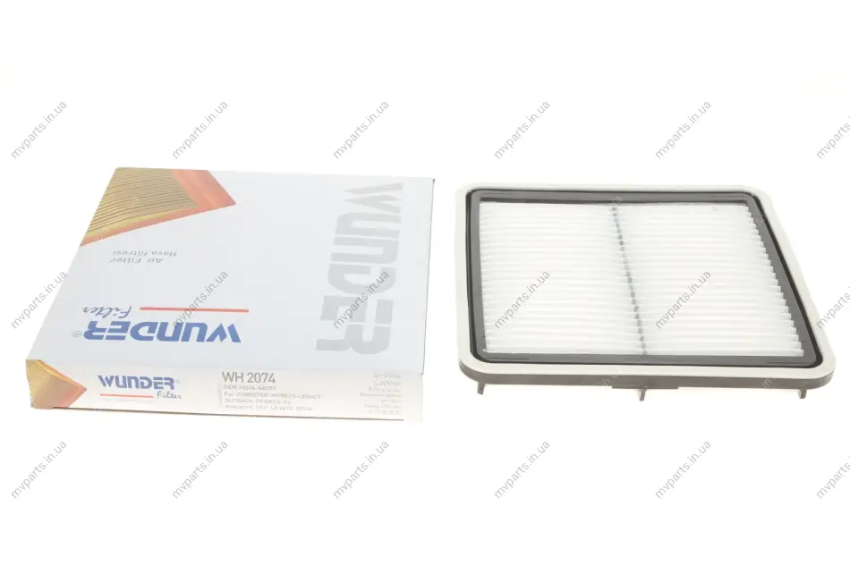 Фільтр повітряний Subaru Forester/Impreza/Legacy 1.6-3.6i 03- WH 2074 WUNDER FILTER WH-2074 (фото 1)
