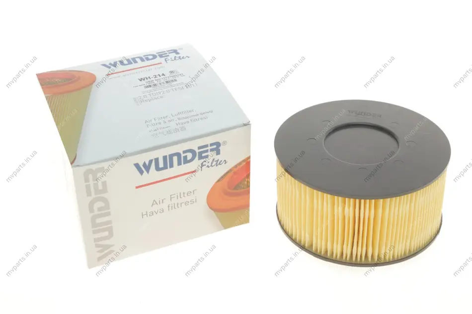 Фільтр повітряний BMW 3 (E46) 1.6/1.8/2.0 01- WH 214 WUNDER FILTER WH-214 (фото 1)