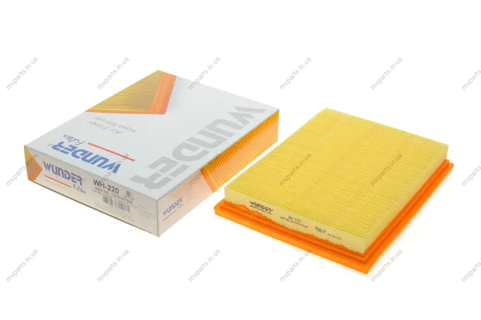 Фільтр повітряний Ford Fiesta 01- WH 220 WUNDER FILTER WH-220 (фото 1)