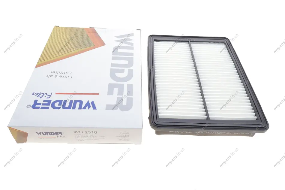 Фільтр повітряний Hyundai Sonata VII 2.0-2.4 14-/Kia Optima 1.7 CRDi 16V 2.0-2.4 12- WH 2310 WUNDER FILTER WH-2310 (фото 1)