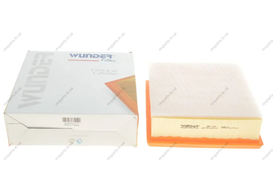 Фільтр повітряний Opel Corsa D 06- (з поролоном) WH 319 WUNDER FILTER WH-319 (фото 1)