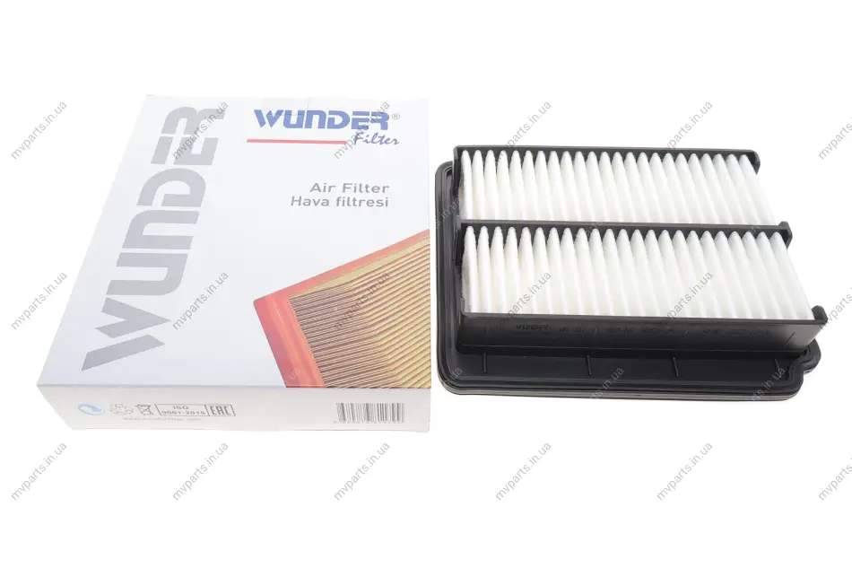 Фільтр повітряний Chevrolet Aveo 06- (benzin) WH 351 WUNDER FILTER WH-351 (фото 1)
