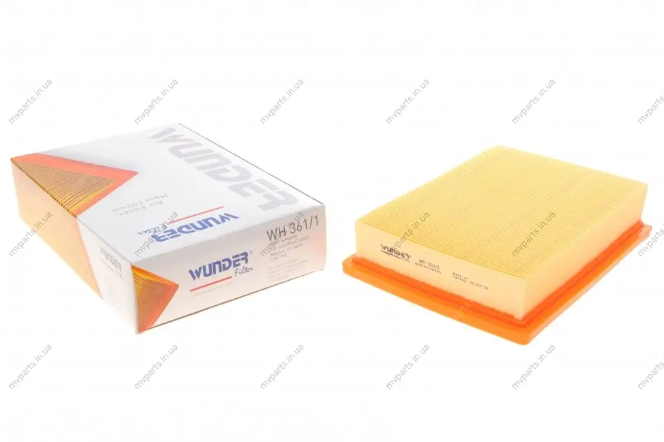 Фільтр повітряний Chevrolet Aveo (T300) 11- (з поролоном) WH 361/1 WUNDER FILTER WH-361-1 (фото 1)