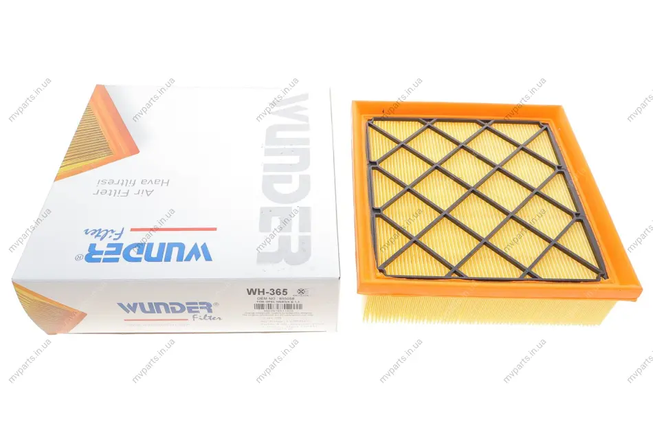 Фільтр повітряний Opel Meriva B 10- WH 365 WUNDER FILTER WH-365 (фото 1)