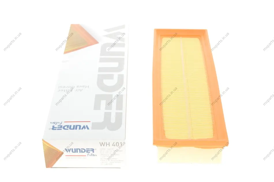 Фільтр повітряний Citroen Berlingo/Peugeot Partner 1.1/1.4i 02- WH 401 WUNDER FILTER WH-401 (фото 1)