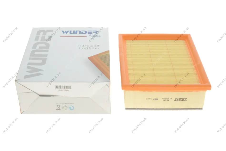 Фільтр повітряний Citroen Berlingo/Peugeot Partner 1.9D/2.0HDI 96- WH 500 WUNDER FILTER WH-500 (фото 1)