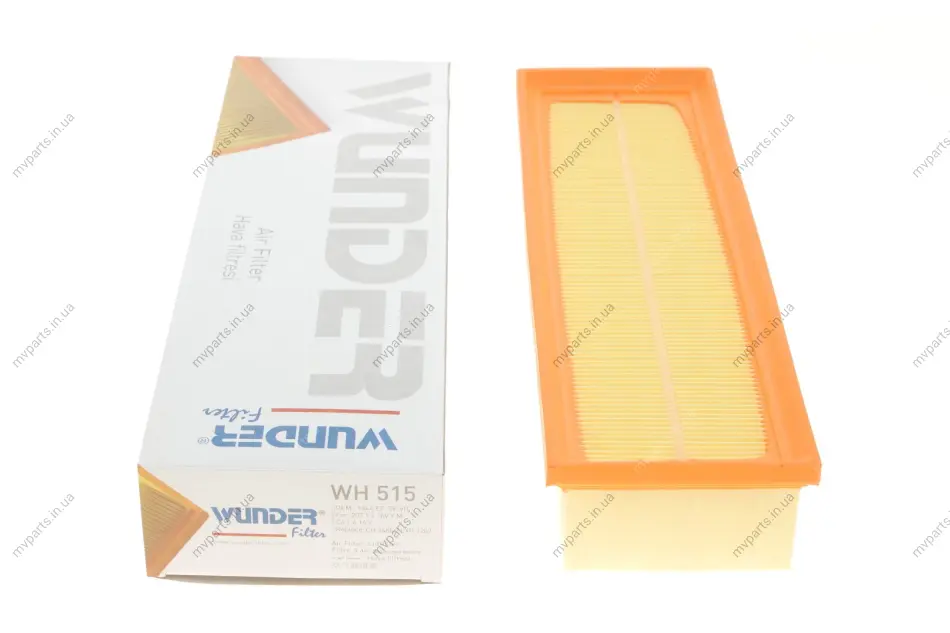 Фільтр повітряний Peugeot Partner 1.6 16V 01- WH 515 WUNDER FILTER WH-515 (фото 1)