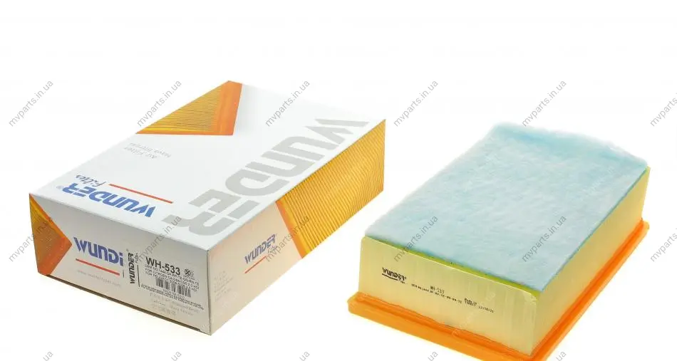 Фільтр повітряний Citroen C4/Peugeot 307/308 2.0HDI 04- WH 533 WUNDER FILTER WH-533 (фото 1)