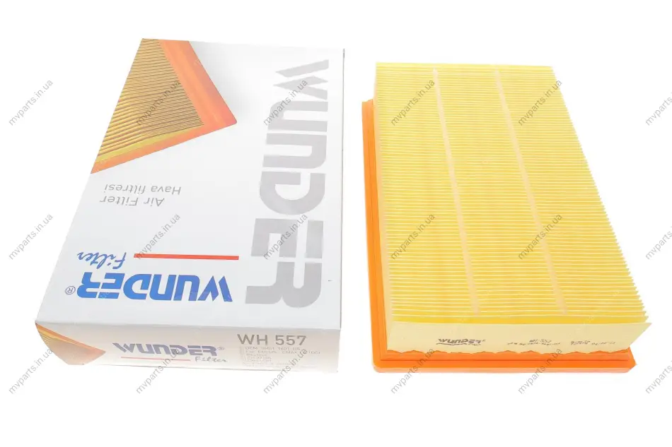 Фільтр повітряний Ford Focus 1.6 TDCi 04-12 WH 557 WUNDER FILTER WH-557 (фото 1)