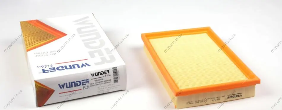 Фільтр повітряний Ford Fiesta/Mazda 323/626 -04 WH 574 WUNDER FILTER WH-574 (фото 1)