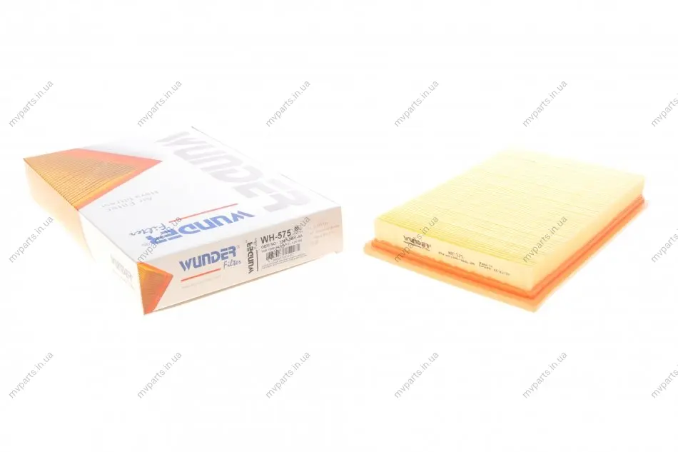 Фільтр повітряний Ford Fiesta 1.25 16V 95-02 WH 575 WUNDER FILTER WH-575 (фото 1)
