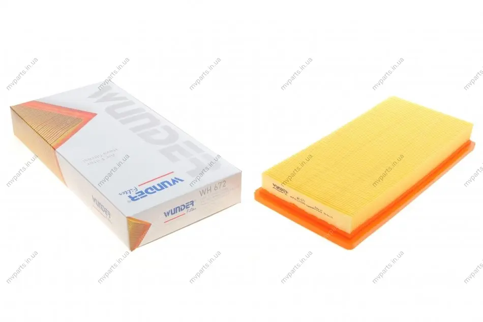 Фільтр повітряний Fiat Doblo 1.4i 10- WH 672 WUNDER FILTER WH-672 (фото 1)