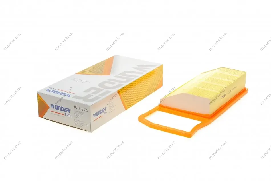 Фільтр повітряний Fiat Doblo 1.3D Multijet/Opel Combo 1.3 CDTI 10- WH 674 WUNDER FILTER WH-674 (фото 1)