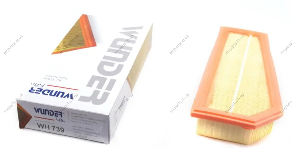 Фільтр повітряний MB (W204/212 C/E 180/200/250) WH 739 WUNDER FILTER WH-739 (фото 1)