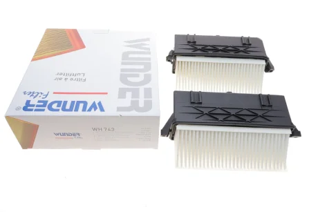 Фільтр повітряний MB E-class (W212/A207/C207)/ GLK (X204) 350CDI (к-кт) WH 743 WUNDER FILTER WH-743