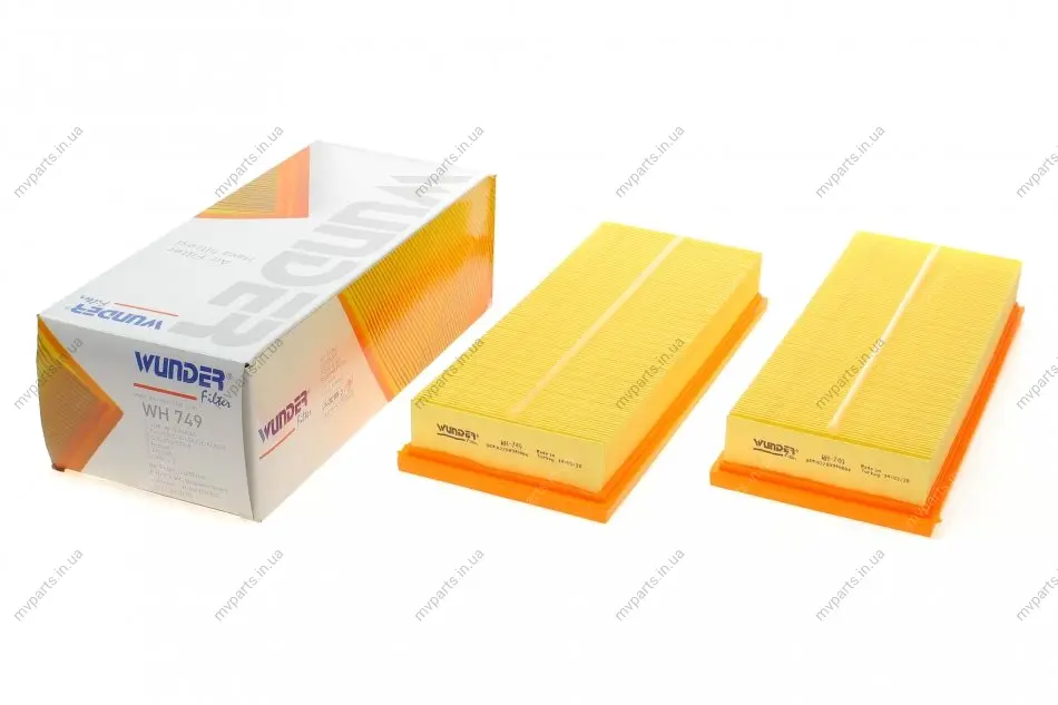 Фільтр повітряний MB E-class (W212)/GLE (W166) 11- M157/M278 WH 749 WUNDER FILTER WH-749 (фото 1)
