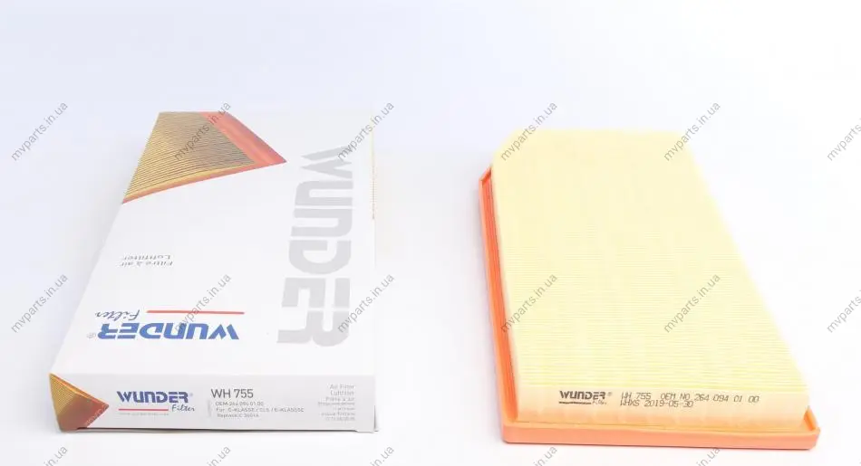 Фільтр повітряний MB E-class (W213) 2.0 17- WH 755 WUNDER FILTER WH-755 (фото 1)