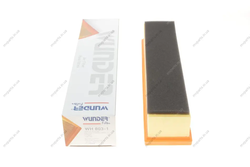 Фільтр повітряний Renault Kangoo 1.5dCi 01- (з поролоном) WH 803/1 WUNDER FILTER WH-803-1 (фото 1)