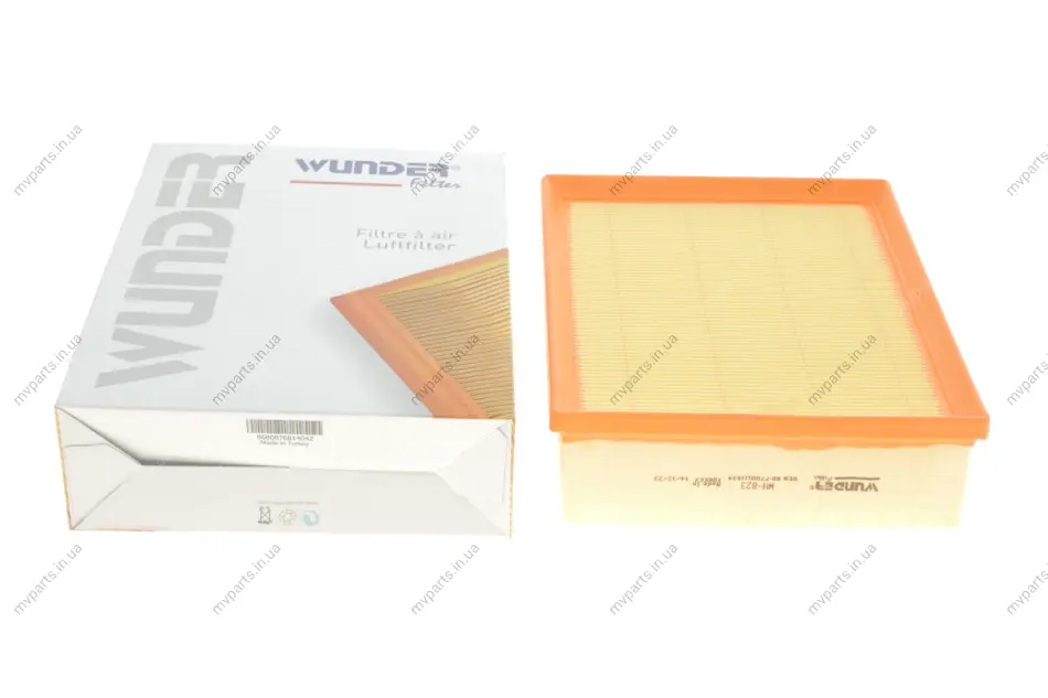Фільтр повітряний Renault Trafic 2.0i 16V/Laguna/Espace 2.0dci 01- WH 823 WUNDER FILTER WH-823 (фото 1)