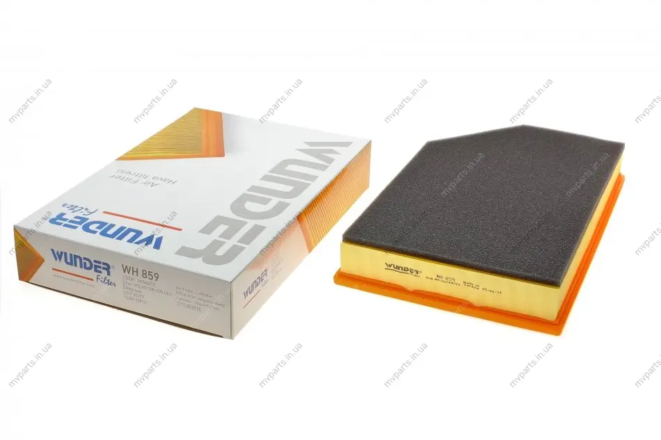 Фільтр повітряний Volvo V60/V70/S80/S60/XC60/XC70 06- WH 859 WUNDER FILTER WH-859 (фото 1)
