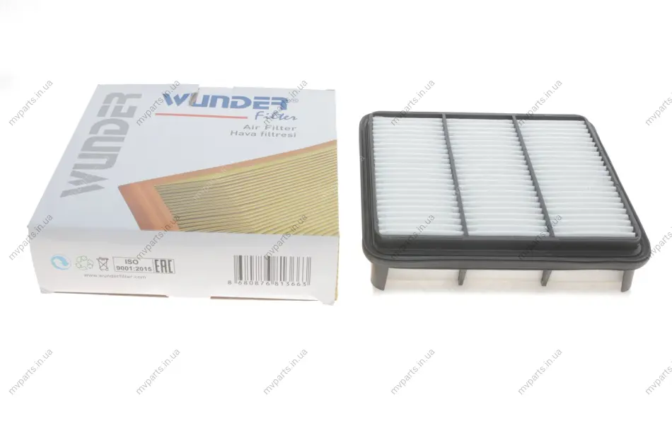 Фільтр повітряний Mitsubishi L200 2.5DI-D 06- (з поролоном) WH 908 WUNDER FILTER WH-908 (фото 1)