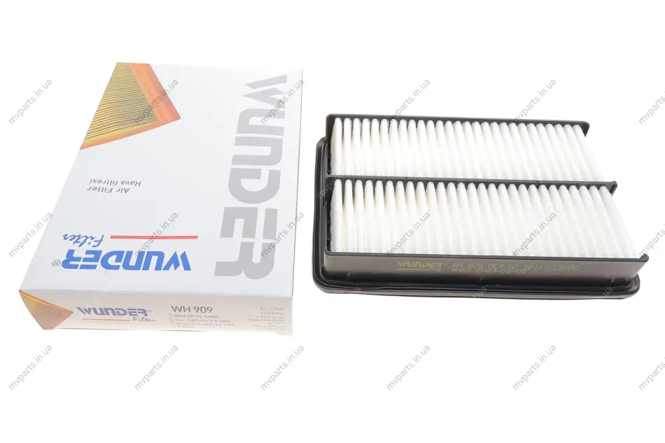 Фільтр повітряний Hyundai Tucson/ Kia Cerato/Sportage 04- WH 909 WUNDER FILTER WH-909 (фото 1)
