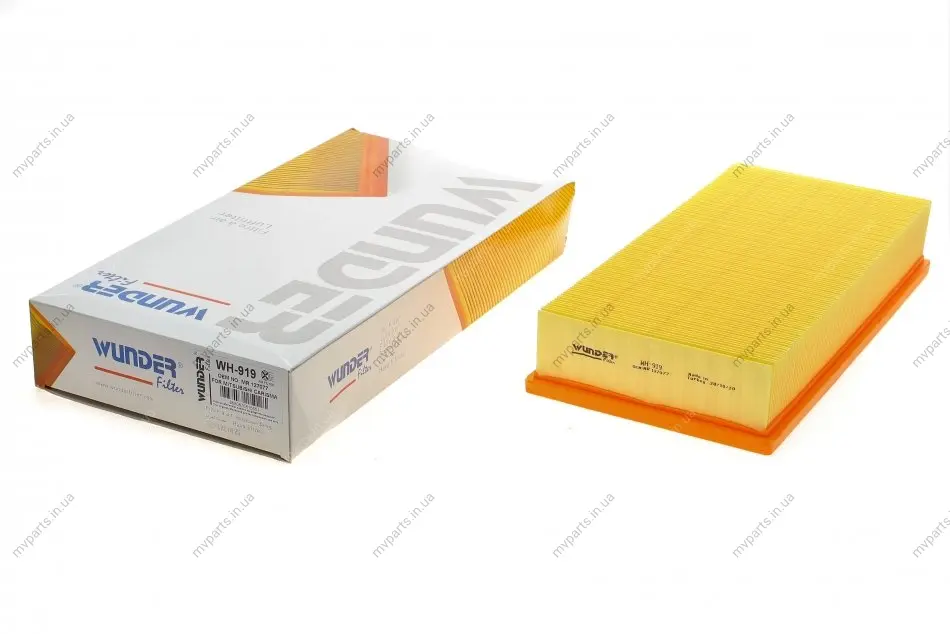 Фільтр повітряний Mitsubishi Carisma/Volvo S40/V40 1.6/1.8 95-06 WH 919 WUNDER FILTER WH-919 (фото 1)
