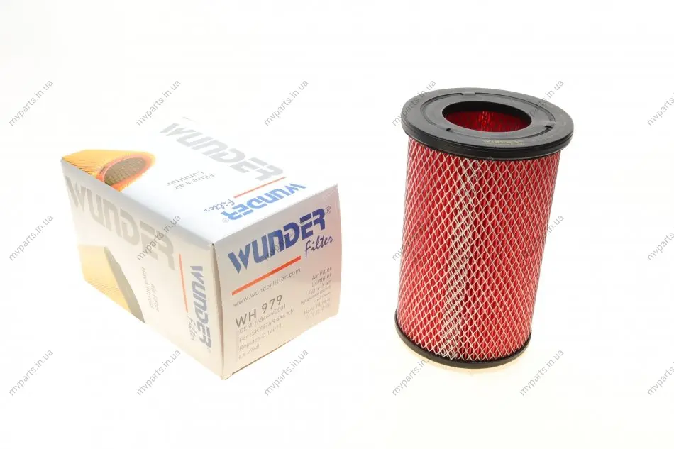 Фільтр повітряний Nissan Pick-Up 2.5 TDI 16V 11- WH 979 WUNDER FILTER WH-979 (фото 1)