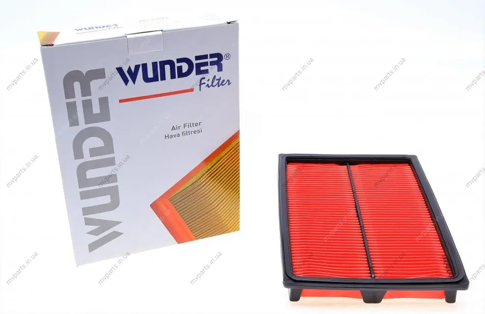 Фільтр повітряний Honda Civic/Nissan X-Trail 2.5/Primera/1.4/1.6i 91- WH 990/1 WUNDER FILTER WH-990-1 (фото 1)