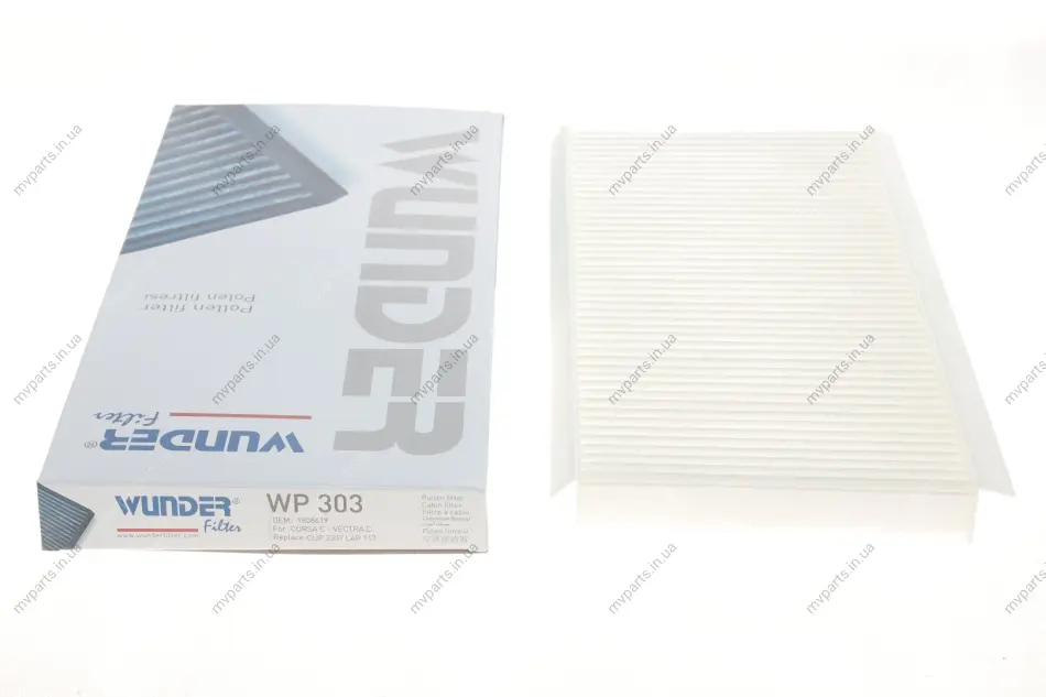 Фільтр салону Opel Combo 1.3CDT/1.7DI/CDTI 01- WP 303 WUNDER FILTER WP-303 (фото 1)