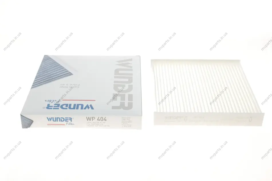 Фільтр салону Citroen Berlingo/Peugeot Partner 08- WP 404 WUNDER FILTER WP-404 (фото 1)