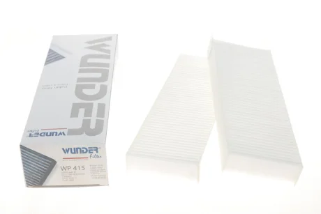 Фільтр салону Citroen Berlingo/Peugeot Partner 08- (к-кт 2шт.) WP 415 WUNDER FILTER WP-415
