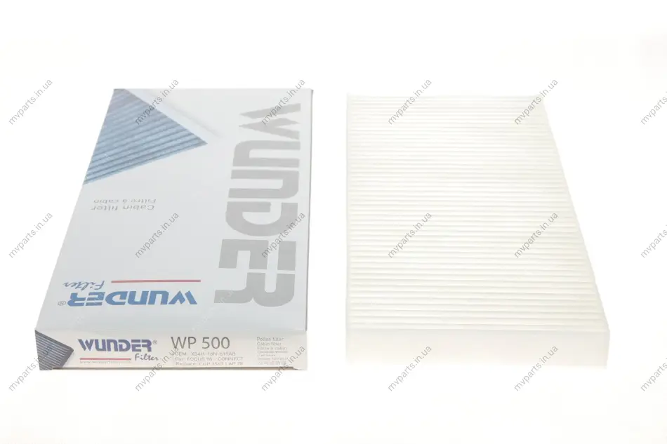 Фільтр салону Ford Focus/Connect 1.8 DI/TDCi 02- WP 500 WUNDER FILTER WP-500 (фото 1)