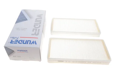 Фільтр салону MB E-class (W210) (к-кт 2шт.) WP 701 WUNDER FILTER WP-701