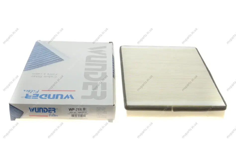Фільтр салону MB A-class (W168) WP 711 WUNDER FILTER WP-711 (фото 1)