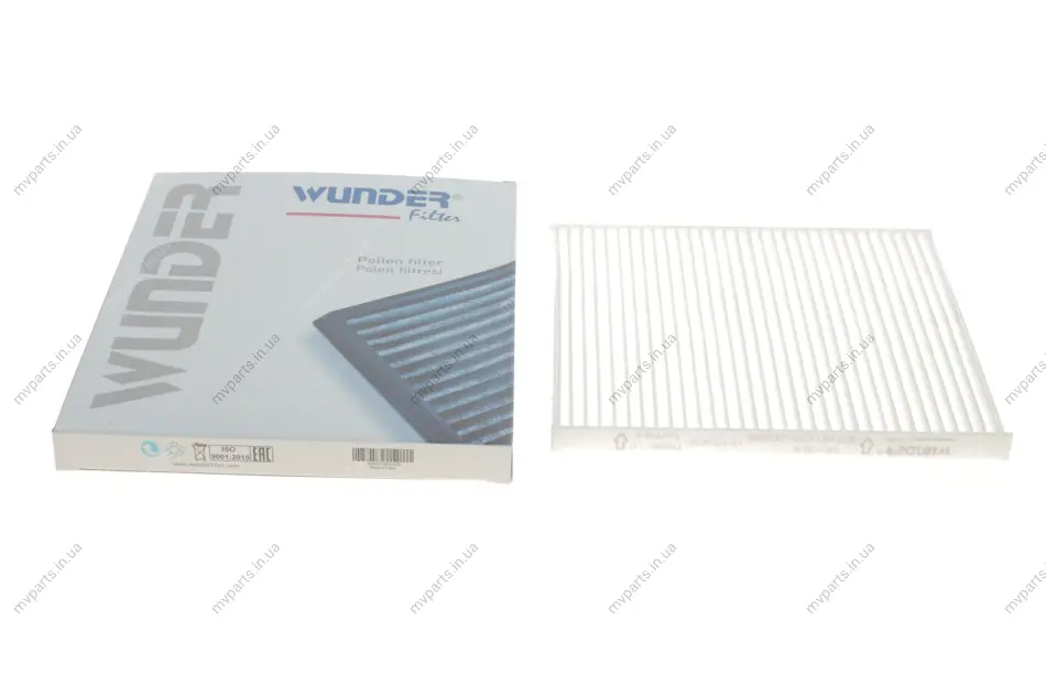 Фільтр салону Hyundai Tucson 04-10/i40 11-/ix35 09-/KIA Rio 05-/Sportage 94- WP 910 WUNDER FILTER WP-910 (фото 1)