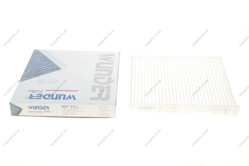 Фільтр салону Nissan X-trail 01-/ Murano 03-/ Infiniti EX 08-/ FX 03- WP 953 WUNDER FILTER WP-953 (фото 1)