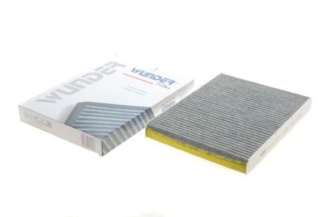 Фільтр салону VW Golf IV/Skoda Octavia/Audi A3 1.0-3.2 92-10 (вугільний) WPK 104 WUNDER FILTER WPK-104