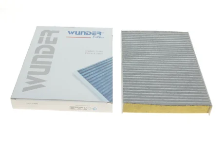 Фільтр салону Audi A6 1.8-2.8 (benzin)/1.9-2.5TDI -05 (вугільний) WPK 110 WUNDER FILTER WPK-110