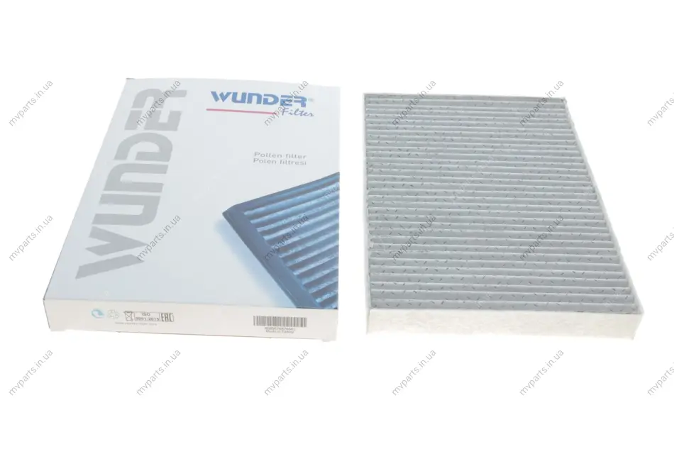 Фільтр салону Audi A4/A6 1.6-4.2 97- (вугільний) WPK 113 WUNDER FILTER WPK-113 (фото 1)