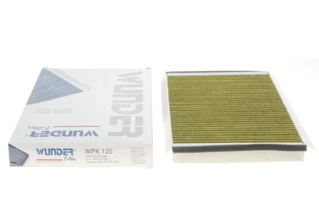 Фільтр салону MB Sprinter/VW Crafter 06- (вугільний) WPK 120 WUNDER FILTER WPK-120