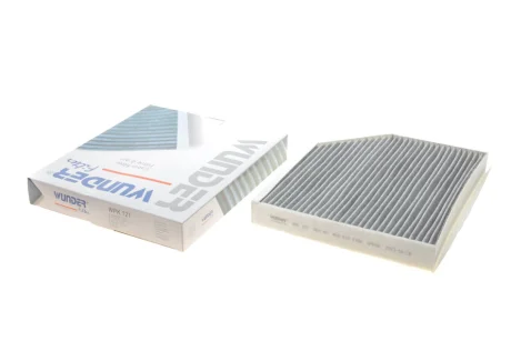 Фільтр салону Audi A4/A6 1.8-4.2TFSI 07- (вугільний) WPK 121 WUNDER FILTER WPK-121